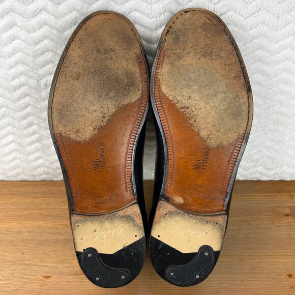 Allen Edmonds Mens Leather Loafers Lugano Wide Dress Made Italy 10.5 EE 49910 - Picture 11 of 15